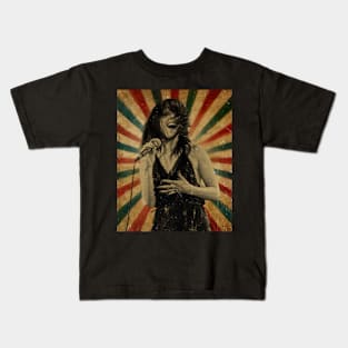 Imelda may - Photo Vintage Retro Look Fan Design Kids T-Shirt